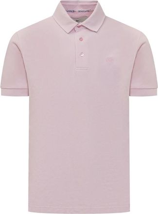 Etro Pegaso Polo - Heren - Polos - Roze - M - Katoen - Tops