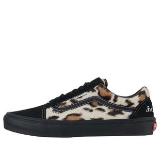 Vans Old Skool x Supreme Shoes Black White Brown VN0A5FCBBM8