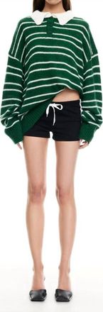 Lioness Rising Sun Jersey Top In Green