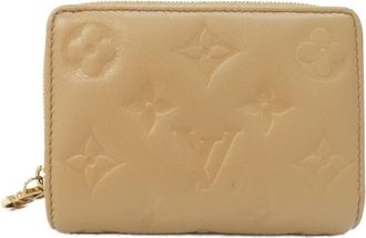 Louis Vuitton Camel Leather Wallet (Bi-Fold) (Pre-Owned)