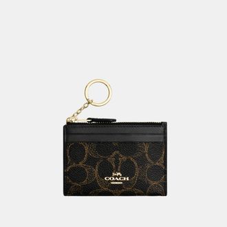 Coach Womens Mini Skinny Id Case In Loved Signature Canvas - Multicolour - One Size