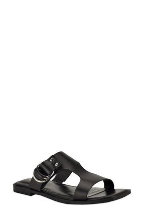 Calvin Klein Meritt Slide Sandal in Black 001 at Nordstrom, Size 6.5