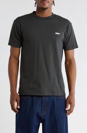 Obey Visual Studies Graphic T-Shirt in Vintage Black at Nordstrom Rack, Size Medium