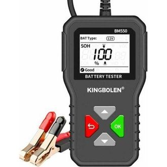 OEM Probador Digital De Bater&iacute;as De 6v, 12v Y 24v - Rango De Prueba De 100-2000 Cca - Pantalla Hd De 1.8 - 99.5% De Precisi&oacute;n - Protecci&oacute;n Contra Polarida