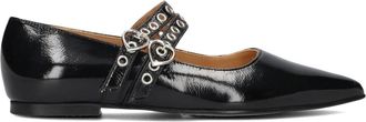 Toral Shoes Zwarte Hart Ballerina Schoenen - Dames - Ballerinas - Zwart - 38 EU - Schoenen