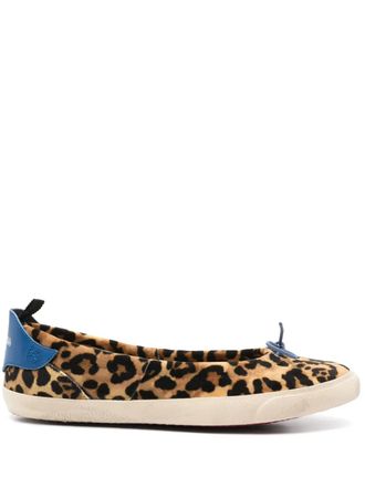 Hidnander Amy ballet flats - women - Polyester/Rubber/Calf Leather/Fabric/Calf Leather - 39 - Brown