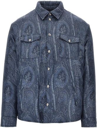 Etro Nylon oveshirt with Paisley print Man XL