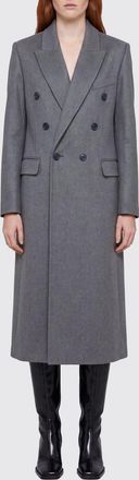 Victoria Beckham Catriona Double-Breasted Wool and Cashmere Blend Long Coat