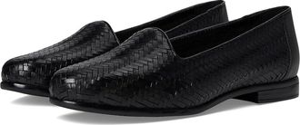 Trotters Liz III Womens Shoes Black Leather : 9.5 WW (EE)