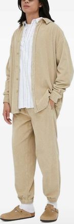 American Vintage Camicia Padow a coste con bottoni - Toni neutri