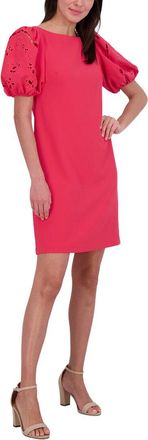Vince Camuto Short Sleeve Solid Mini Dress