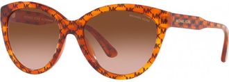 Michael Kors Womens MK2158-34453B-55 MK2158 55 34453B Makena Sunglasses - Orange - One Size
