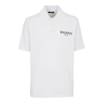 Balmain Hombre, Camisetas, Blanco, Talla: M