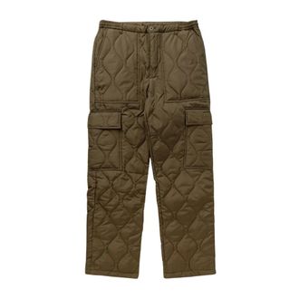 TAION Taion, Broeken, Heren, Groen, M, Leer, Military Parachute Down Pants