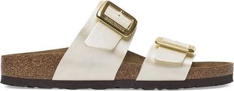 Birkenstock Sydney Cushion double-buckle slides - Neutrals