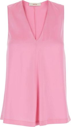 Jucca Tops - Dames - Tops zonder mouwen - Roze - L - Tops
