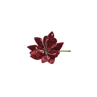 Maliparmi Maliparmi, Accessoires, Dames, Rood, ONE Size, Polyester, Precious Flower Brooch