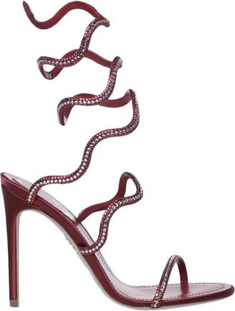 Rene Caovilla Sandali con tacco alto - - Shoes - Donna - Rosso - 38 1/2 EU