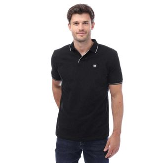 Weekend Offender Heren Spello Polo Shirt (Zwart)