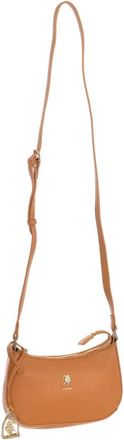 U.S.Polo Association Schoudertas met ritssluiting - Dames - Schoudertassen - Bruin - ONE Size - Tassen
