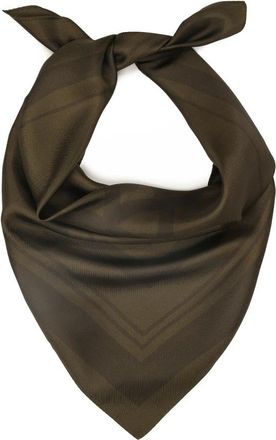 Kazar Arlethe Vierkante Sjaal - Dames - Zijden sjaals - Bruin - ONE Size - Accessoires