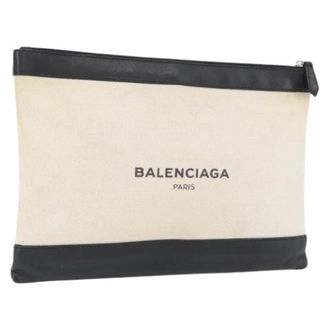 Balenciaga Borsa Clutch Vintage Pre-owned - - Pre-owned - Donna - Beige - ONE SIZE
