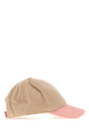 Autry CAPS Wool-Blend Flannel Baseball Cap - Beige