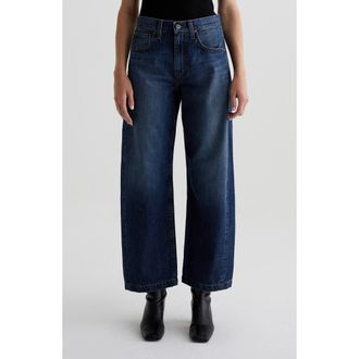 AG - Adriano Goldschmied Hattie High Waist Ankle Wide Barrel Leg Jeans in Belem at Nordstrom Rack, Size 31