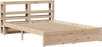 vidaXL Vidaxl - Bed Frame with Headboard without Mattress 150x200 cm King Size