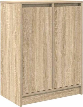 vidaXL Sideboard Sonoma Oak 57x34x76 cm Engineered Wood Vidaxl