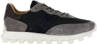 Tod's 1t Suede And Fabric Sneakers