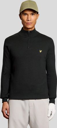 Lyle & Scott Lyle And Scott Mens Cotton Blend 1/4 Zip Jumper - Size: 42