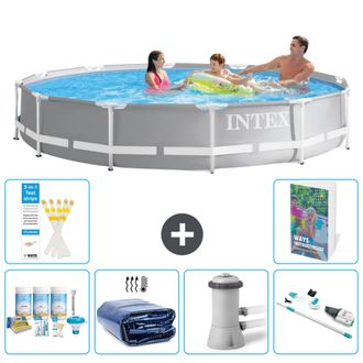 Intex Piscina Prism Frame Redonda - 366x76 Cm - 7-piezas S165