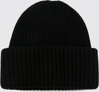 Soft Goat Cuffed Ribbed Pure Cashmere Beanie Hat