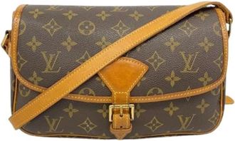 Louis Vuitton Pre-owned Cross Body Bags, female, Brown, Size: ONE SIZE Pre-owned Sologne Shoulder Bag