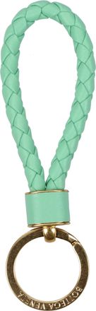 Bottega Veneta Damens Schl&uuml;sselanh&auml;nger Gr&uuml;n/Hellgr&uuml;nes Leder