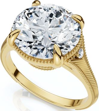 Pompeii3 Certified 5Ct Swift Diamond Engagement Ring 14k Gold Lab Grown