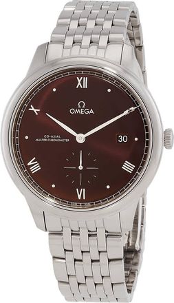 Omega De Ville Automatic Chronometer Red Dial Mens Watch 434.10.41.20.11.001