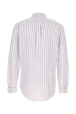 Polo Ralph Lauren Mens Embroidered Oxford Shirt 5149ethistlewhite Exterior: Cotton Camicie