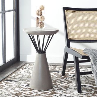 Safavieh Akiko Concrete Accent Table