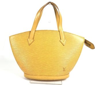 Louis Vuitton Yellow Epi Leather Handbag Tote Bag (Pre-Owned)