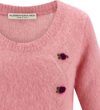 Alessandra Rich Wool Womens Cardigan