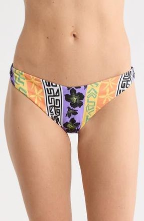 Volcom Bring it on V-Cut Bikini Bottoms in Purple Multi at Nordstrom Rack, Size Medium