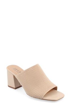 Journee Collection Lorenna Mule in Beige at Nordstrom Rack, Size 6.5