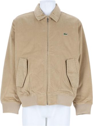 Lacoste Beige Corduroy Cotton Jacket