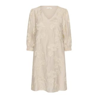 Cream Korte Jurken - Dames - Korte kleedjes - Beige - 3XL - Kleedjes