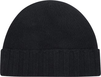 Drumohr Cuffia Rasata Cachemire - Heren - Accessoires - Zwart - Maat: 46 CM Kasjmier