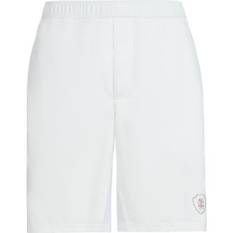 Brunello Cucinelli Nylon Bermuda shorts in White at Nordstrom, Size Xxx-Large Eu