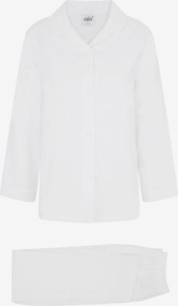 Celestine Pyjama aus Baumwolle mit Lochstickerei