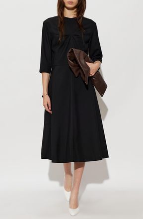 Marni Wool Dress, Womens, Black